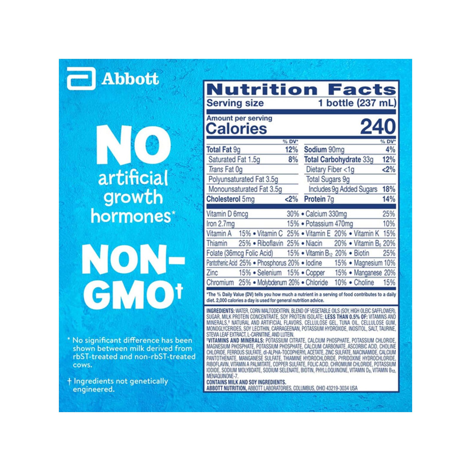 PediaSure Grow & Gain with Immune Support, Kids Protein Shake, 27 Vitamins  and Minerals, 7g Protein, Helps Kids Catch Up On Growth, Non-GMO