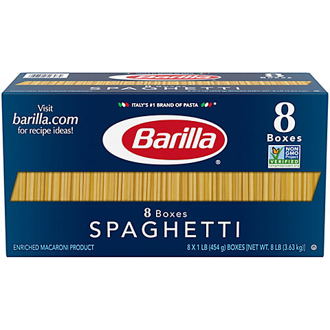 Barilla Spaghetti Pasta, 8 pk./16 oz.