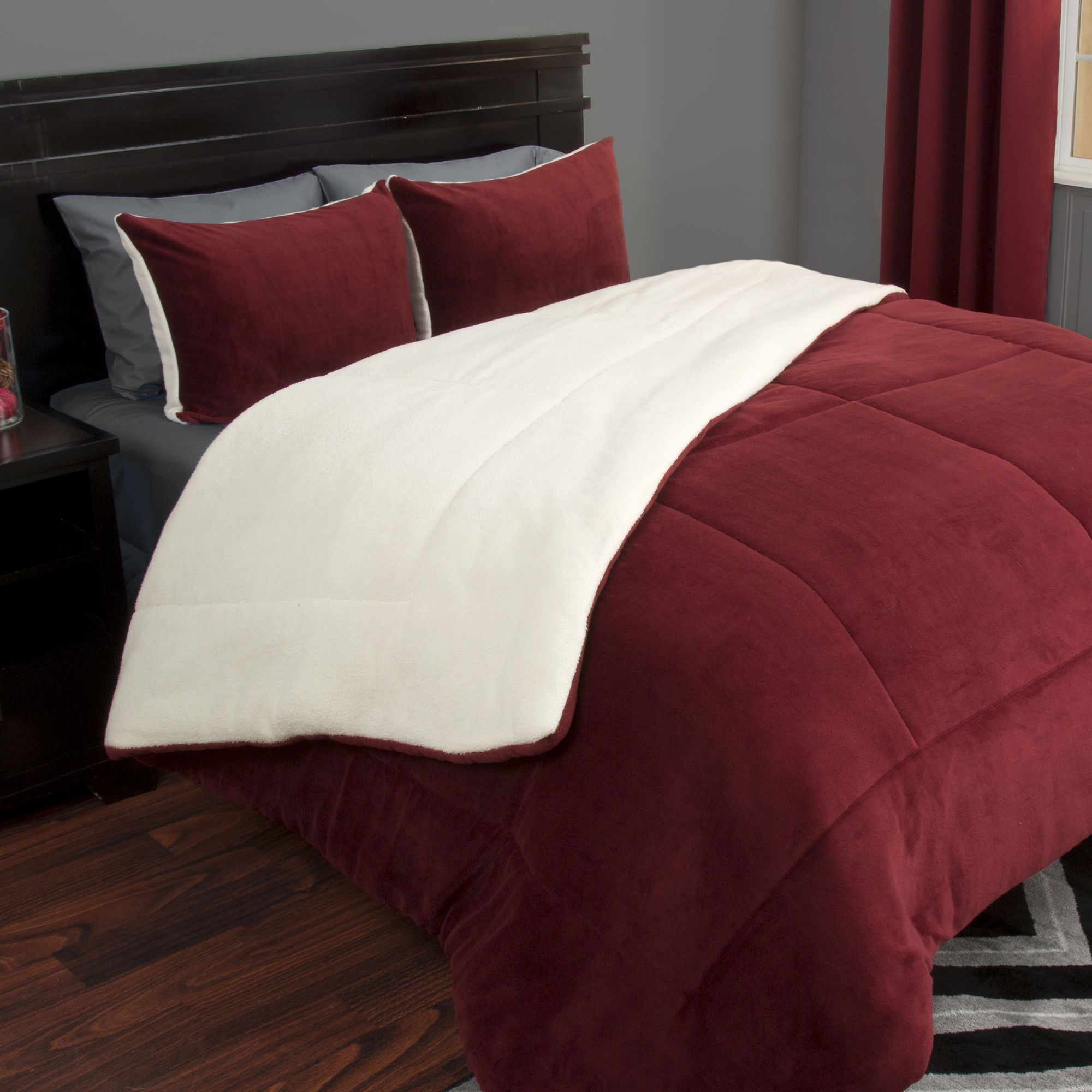 Super king size discount fleece duvet set