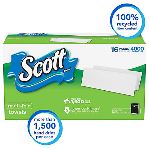 Scott Multi-Fold Paper Towels, 4,000 ct.