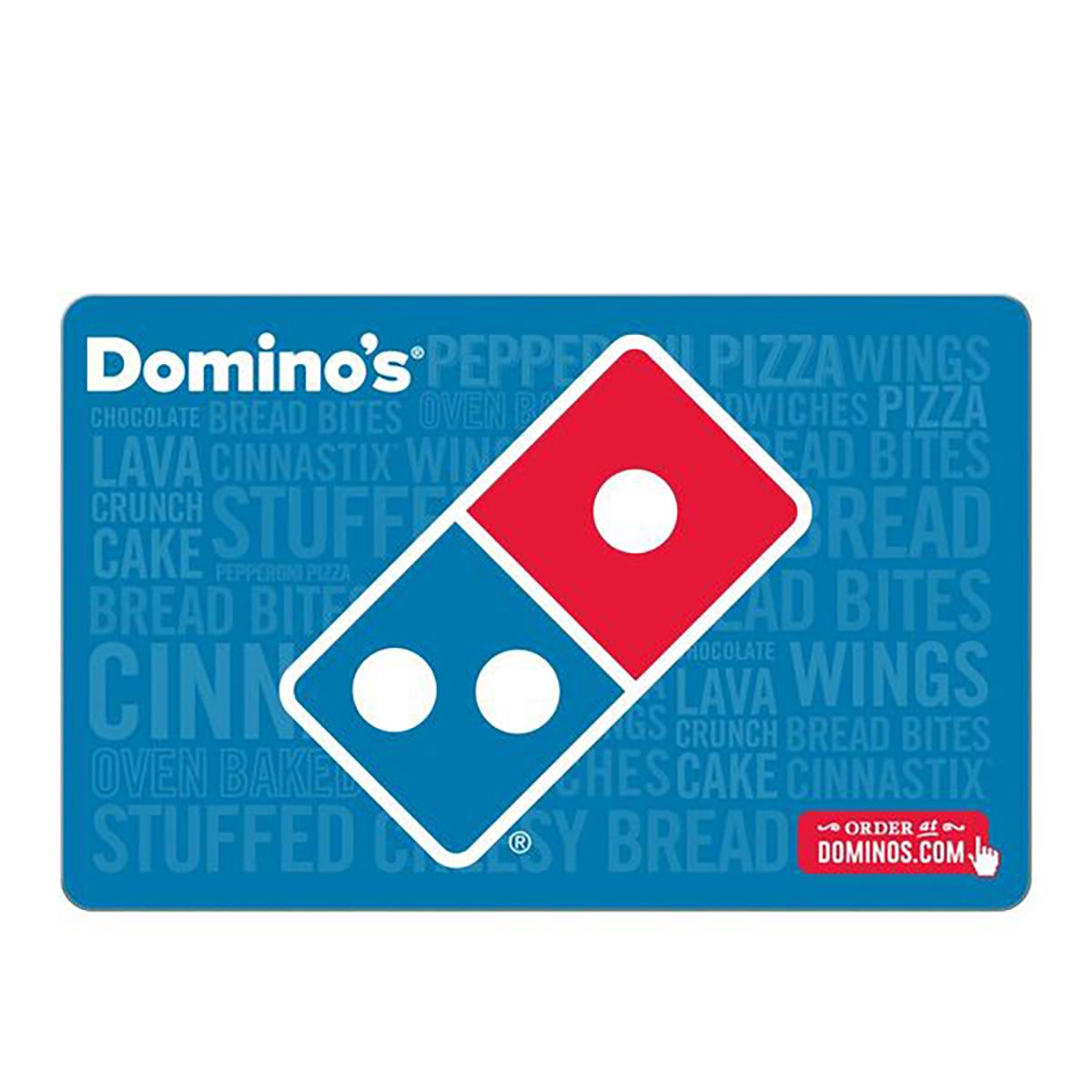 20 Domino S Gift Card Bjs Wholesale Club