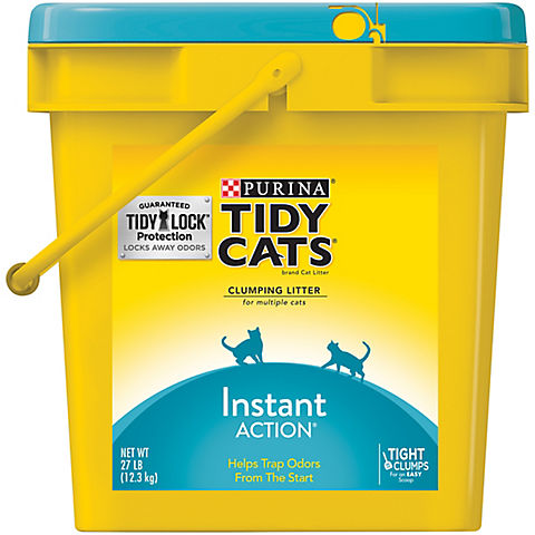 Purina Tidy Cats Instant Action Clumping Cat Litter, 27 lbs.