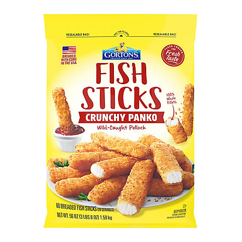 Gorton's Crunchy Panko Fish Sticks, 60 ct.