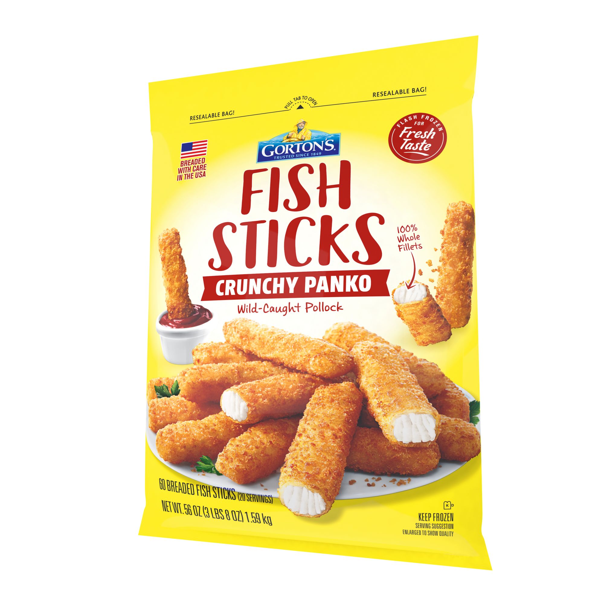 Crispy Panko Fish Sticks Recipe