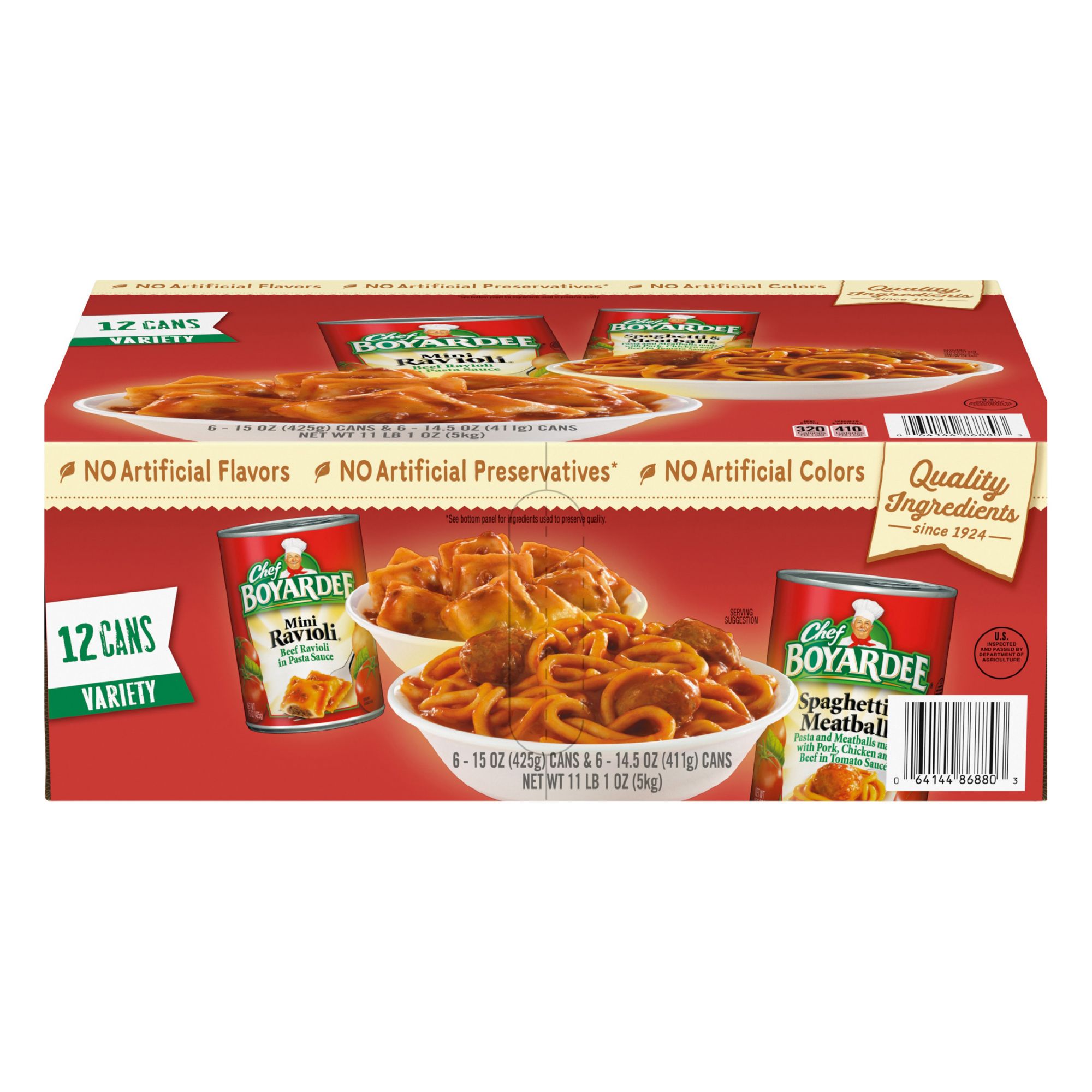 Chef Boyardee Mini Ravioli And Spaghetti Bjs Wholesale Club