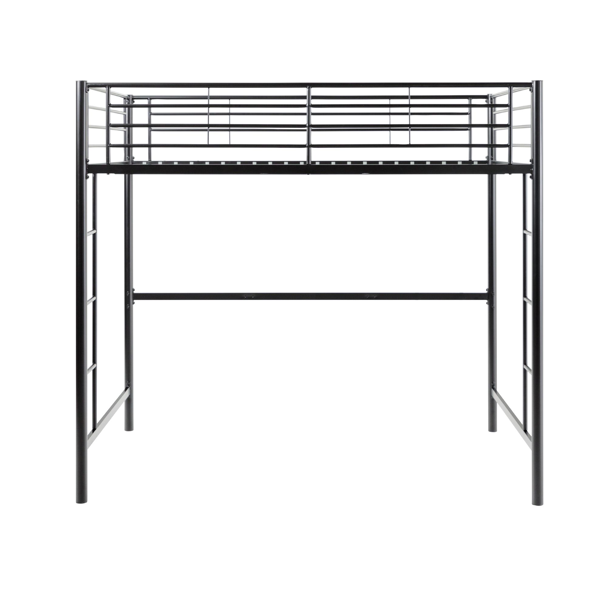 metal black bunk bed