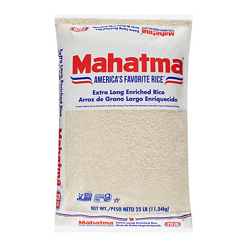 Mahatma Extra Long Grain Enriched Rice, 25 lbs.