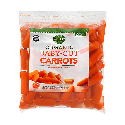Wellsley Farms Organic Baby Cut Carrots, 2 lbs.