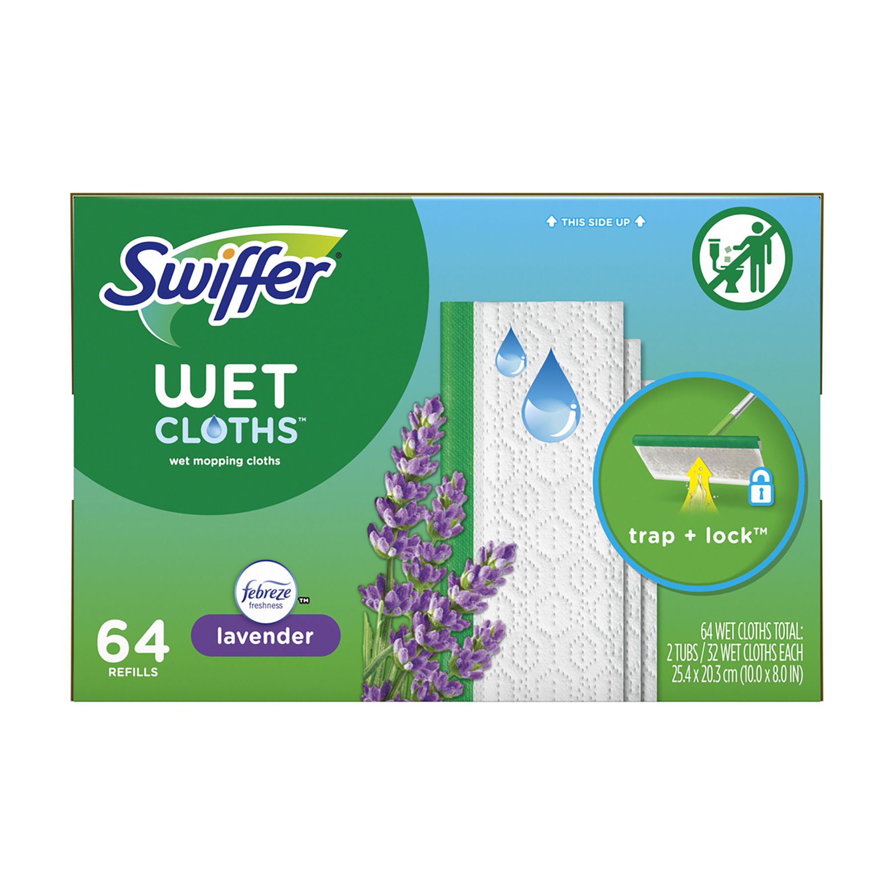 Swiffer Sweeper Lavender, Vanilla & Comfort Wet Mopping Cloths, 64 ct.