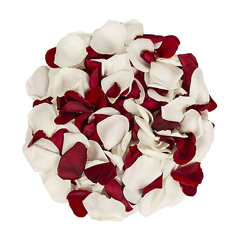 5,000 Rose Petals - Red/White