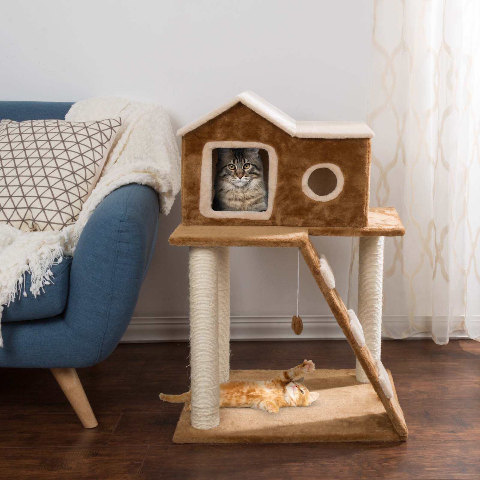 Cat tree outlet with ladder