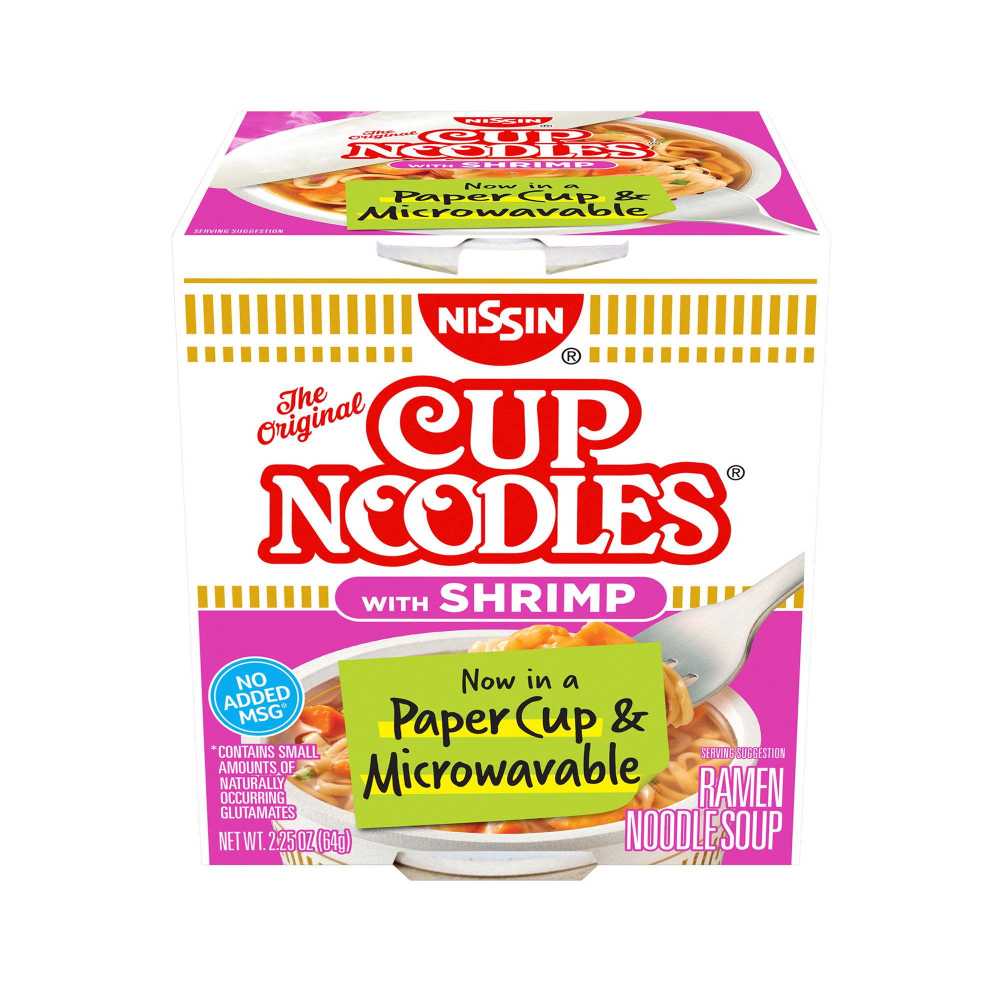 Nissin Cup O Noodles Variety 12 Pack, 2.25-Ounce, Beef, Chicken and Shrimp