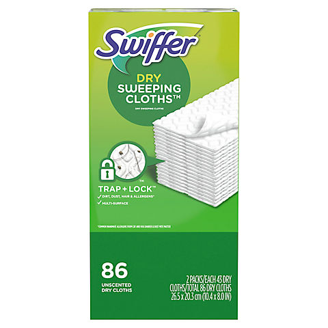 Swiffer Sweeper Dry Sweeping Cloth Refills, 2 pk./43 ct.