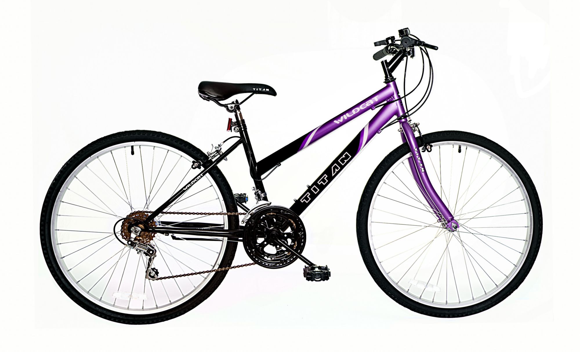 purple mountain bike