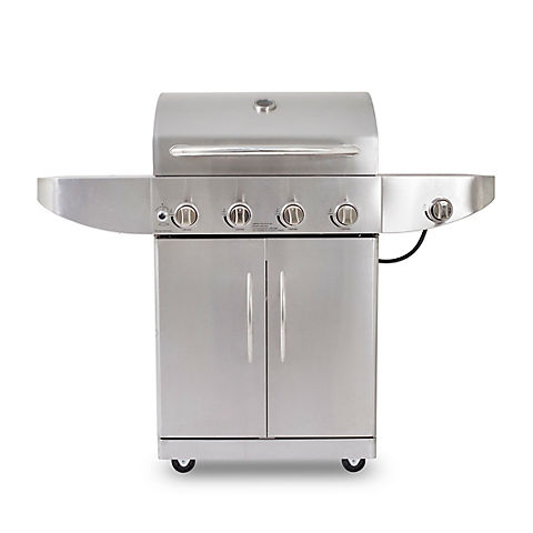 Pit Boss 4-Burner Stainless Steel Propane Gas Grill - Stainless Steel
