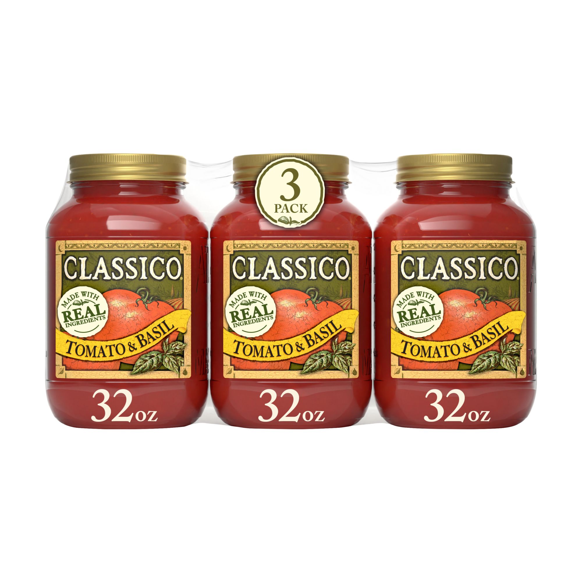  Prego Traditional Pasta Sauce, 45 Oz Jar (Pack of 3) : Grocery  & Gourmet Food