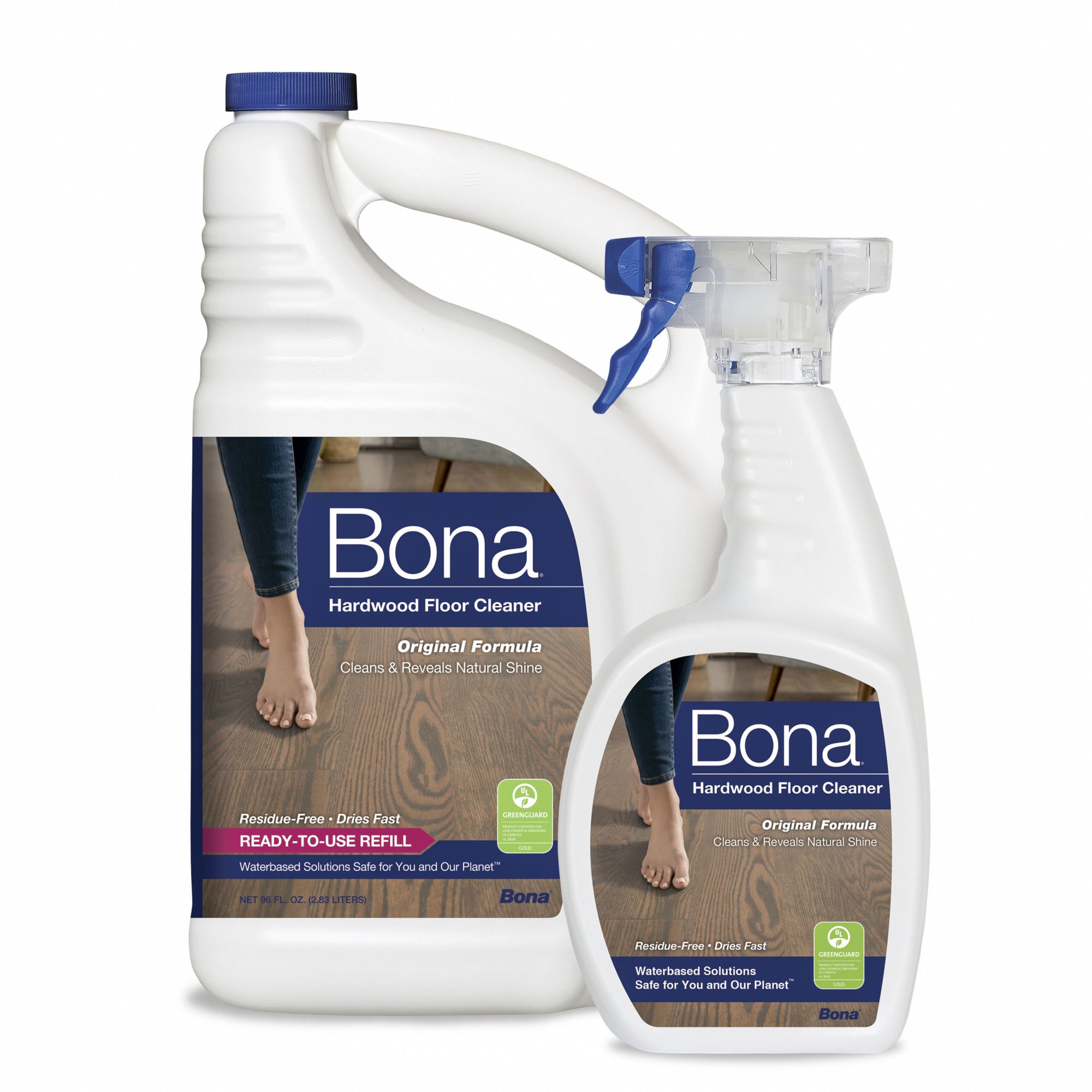 Bona Stone Tile Laminate Cleaner Cartridge for Bona Spray Mop, 33-Ounces