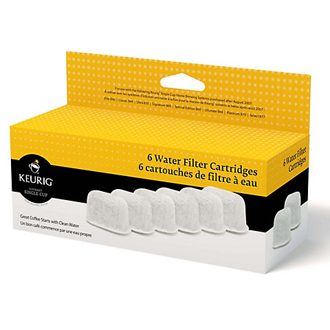 Keurig Water Filter Cartridges, 6 pk.
