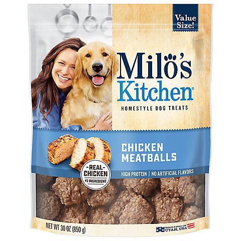 Milo's Kitchen Chicken Meatballs Dog Treats, 30 oz.