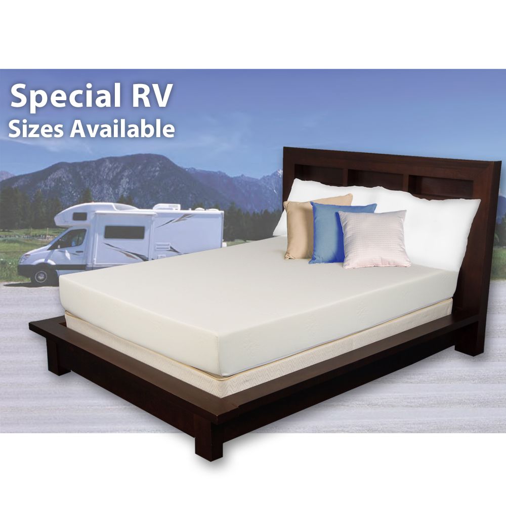 Short queen 2025 rv mattress size