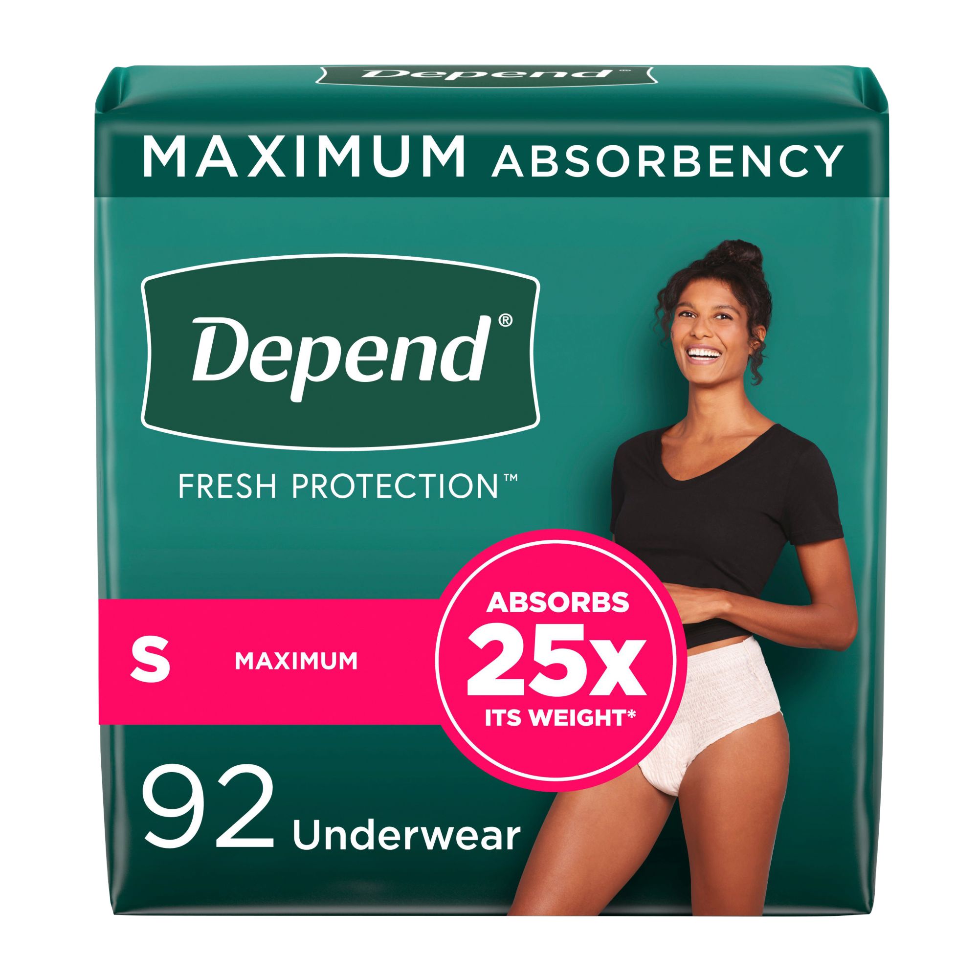 Always Discreet Maximum Size Small/Medium Incontinence Underwear