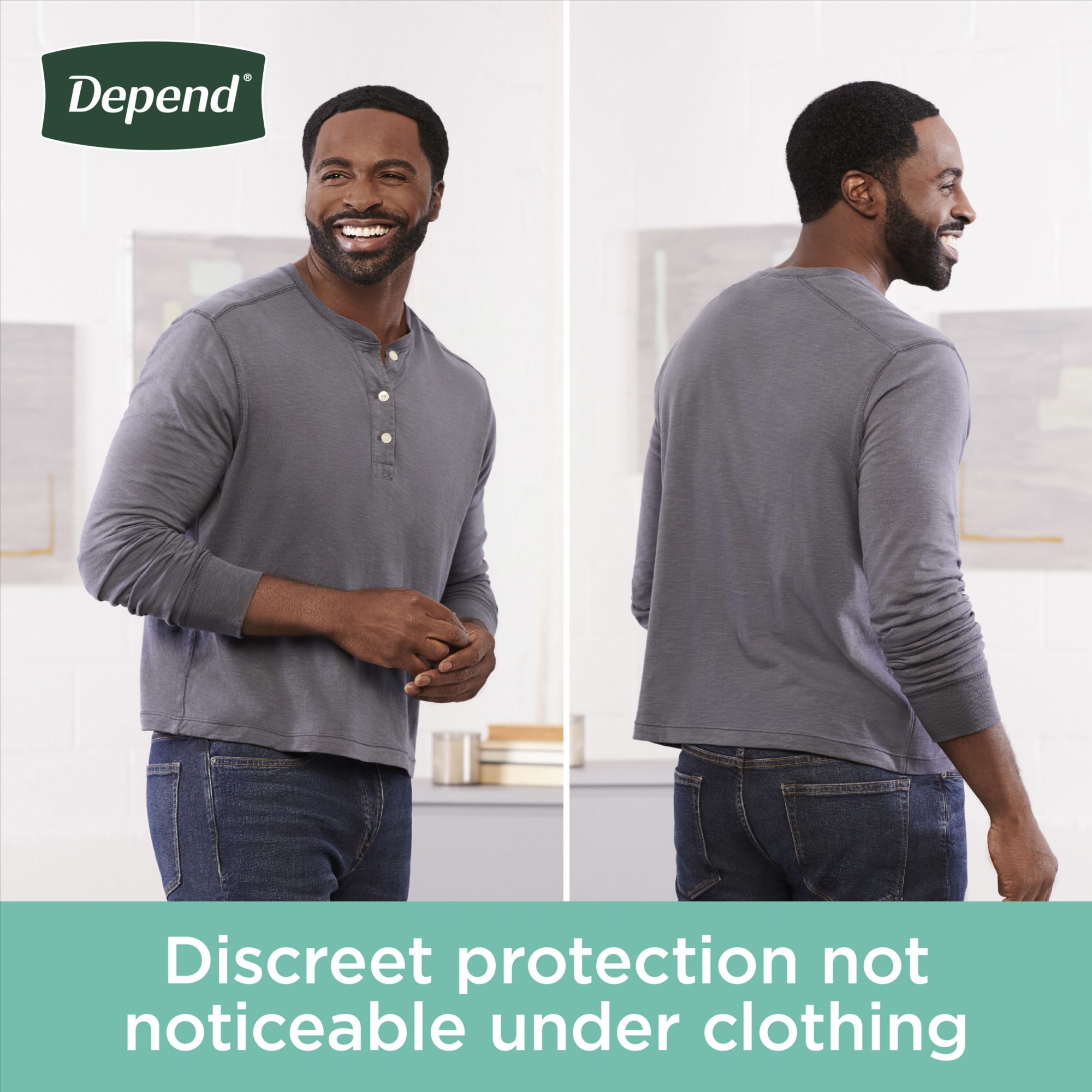 Depend Fresh Protection Adult Incontinence Underwear for Men, Small/Medium  - Grey, 92 ct.