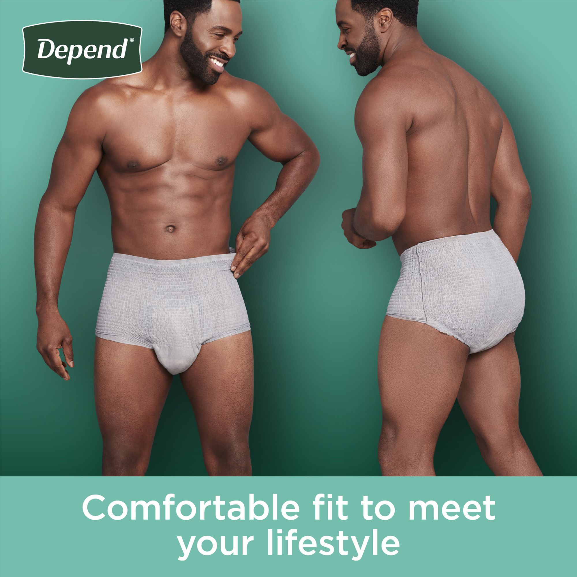 Depends Fresh Protection Adult Incontinence Underwear for Men