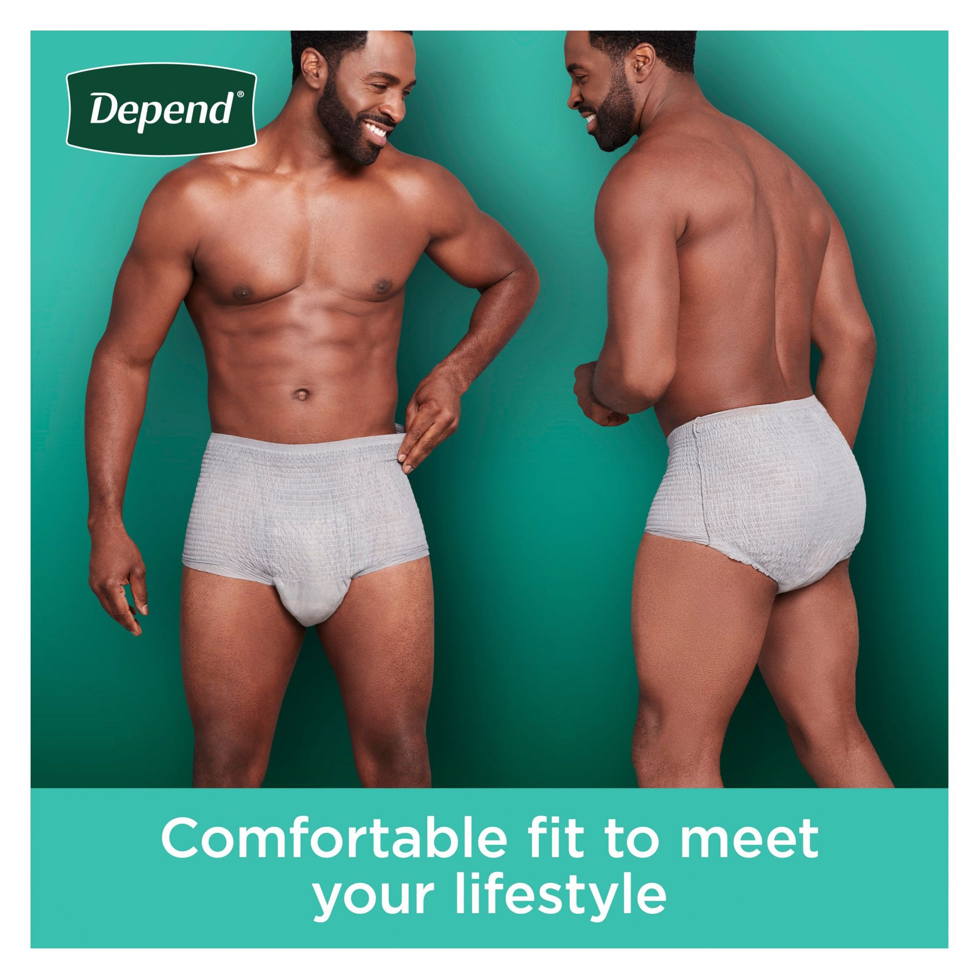  Depend Protection Plus Ultimate Underwear for Men, Large (84  Count) : Health & Household