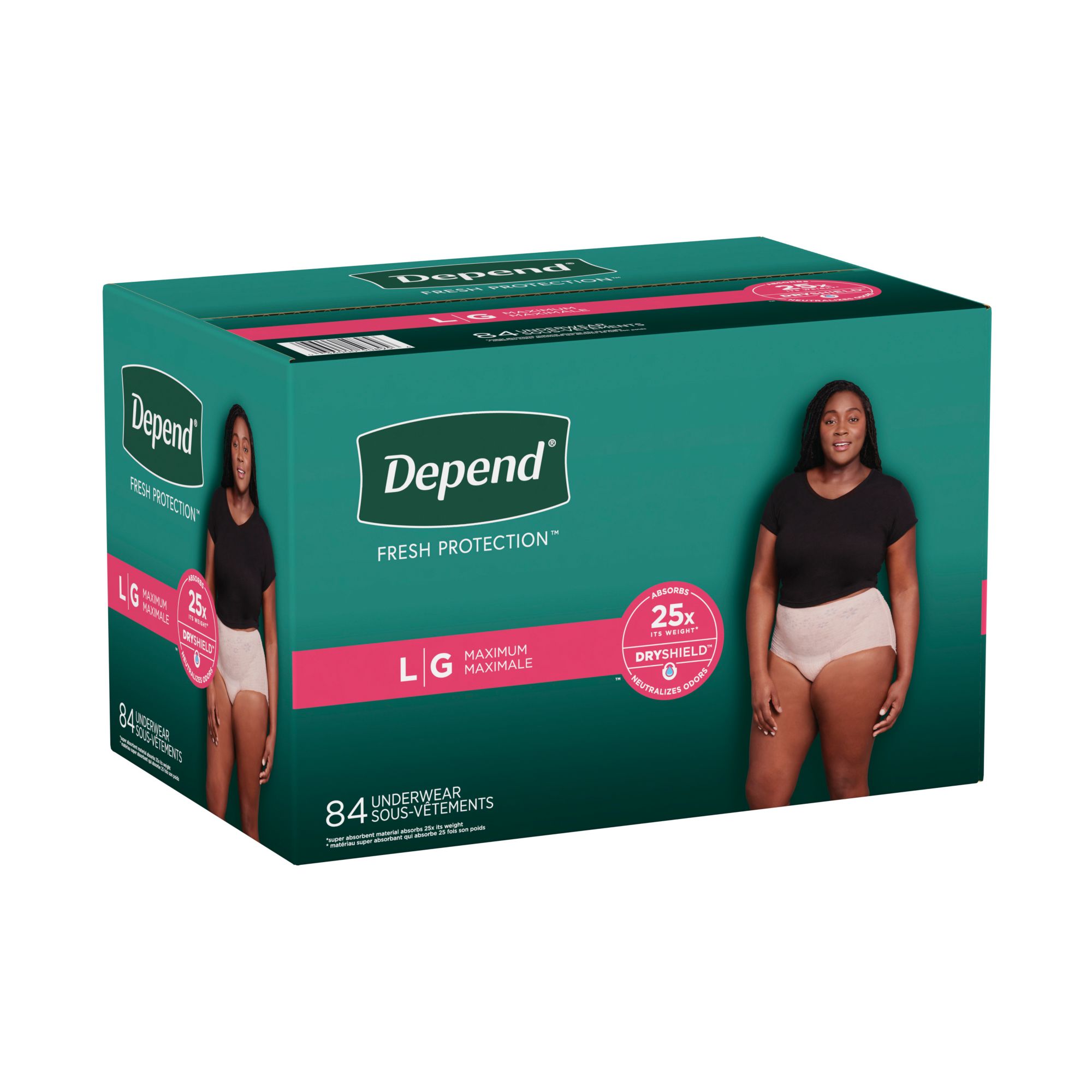 Depend Fresh Protection Adult Incontinence Underwear Maximum