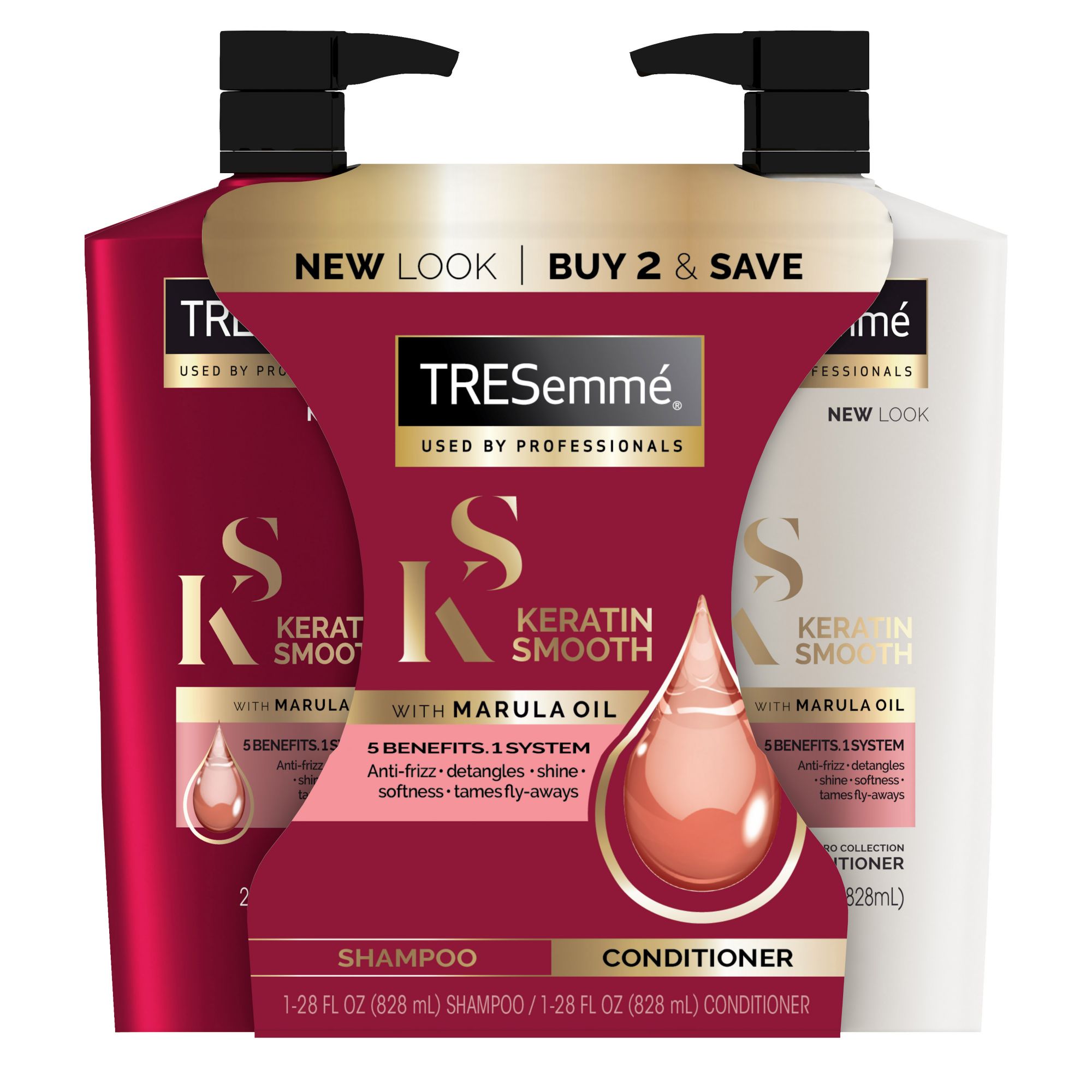 Tresemme Keratin Smooth Shampoo And Conditioner 2 Pk 28 Fl Oz Bjs Wholesale Club