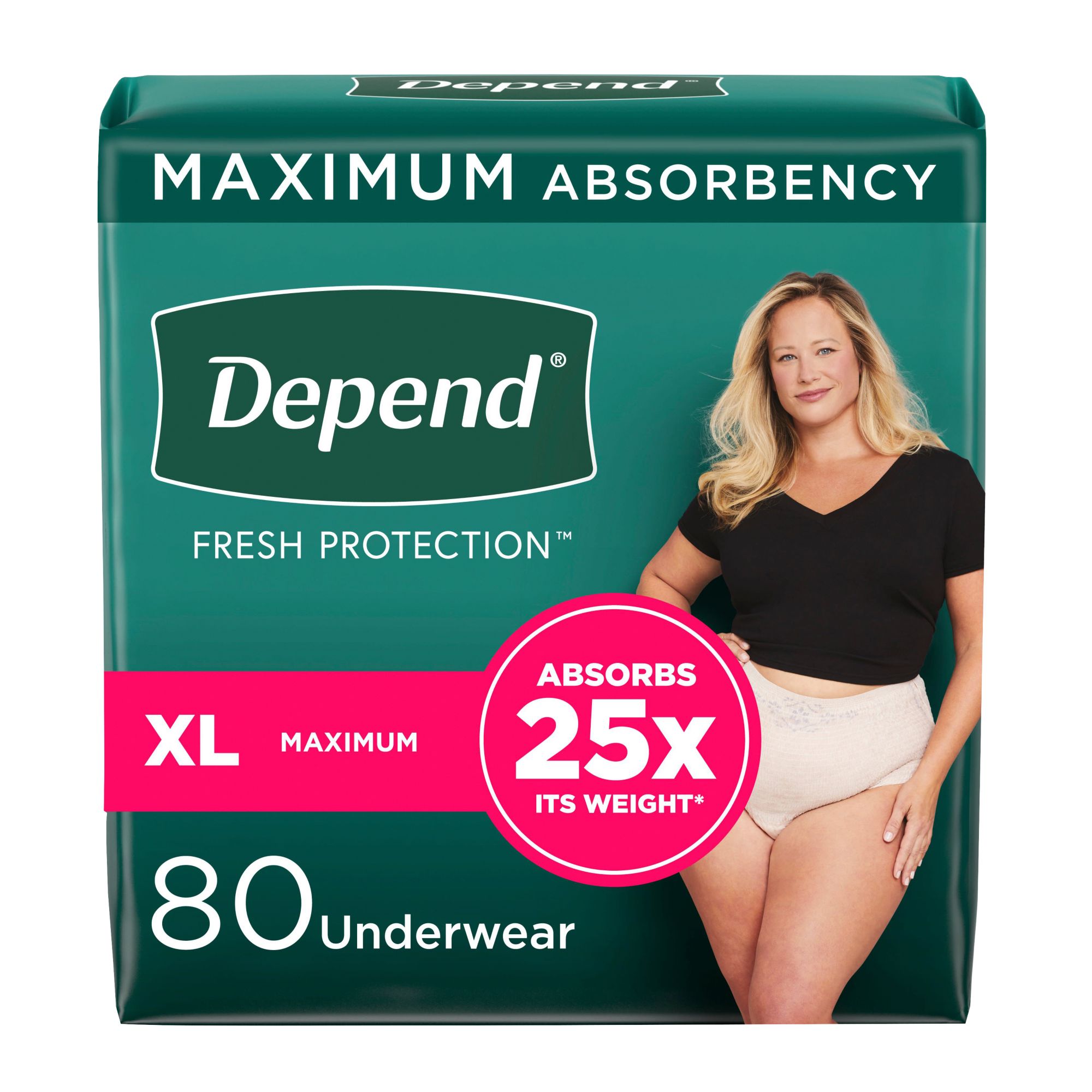 New  Basics Women's Protective Underwear XL 16 Ct,New