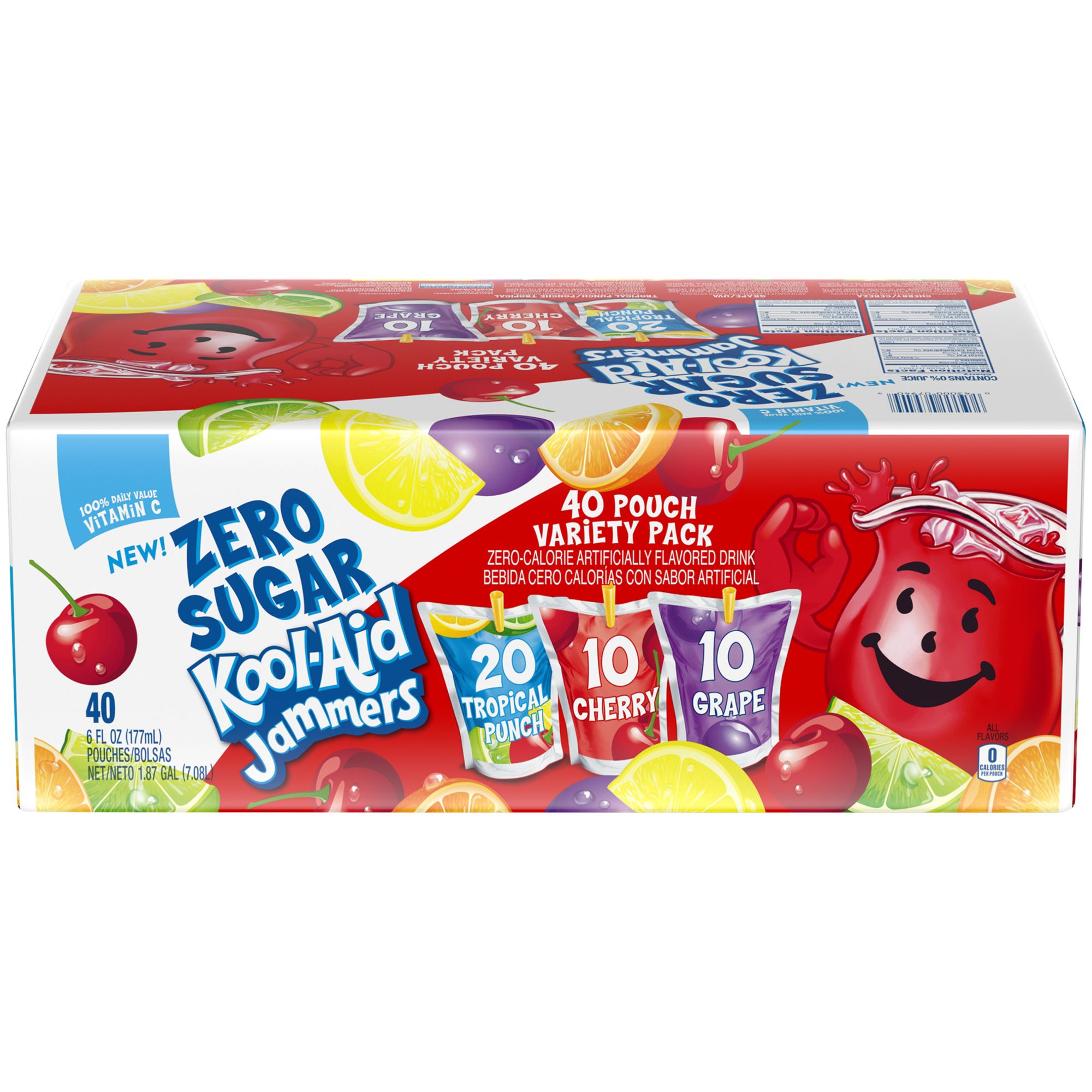 Kool-Aid Zero Sugar Jammers, 40 ct./6 fl. oz.