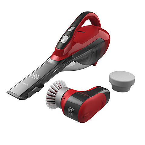 Black + Decker Cordless Hand Vacuum and Detailing Scrubber Kit