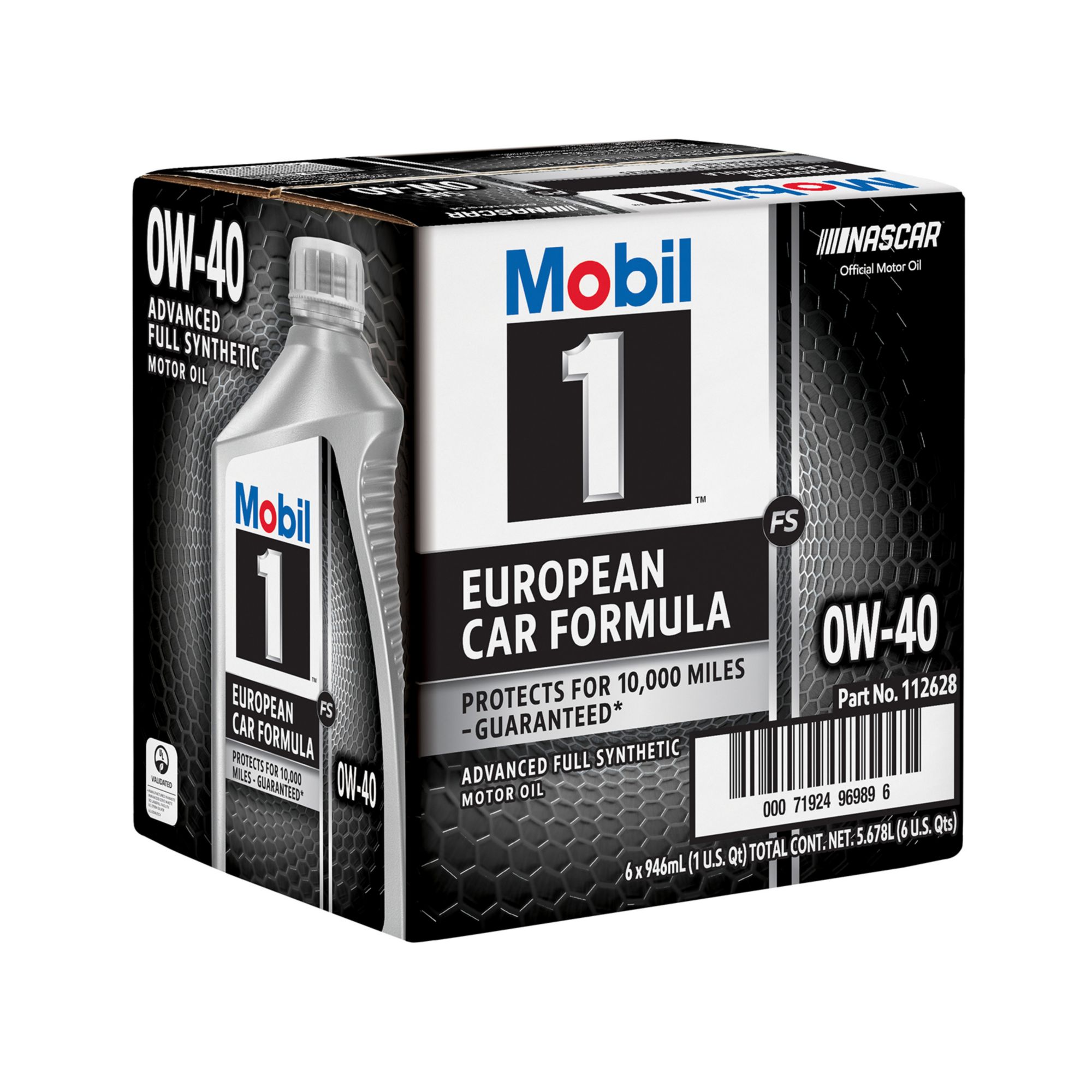 Mobil 1 0W-40 Advanced Full Synthetic Motor Oil, 6 pk | BJ's 