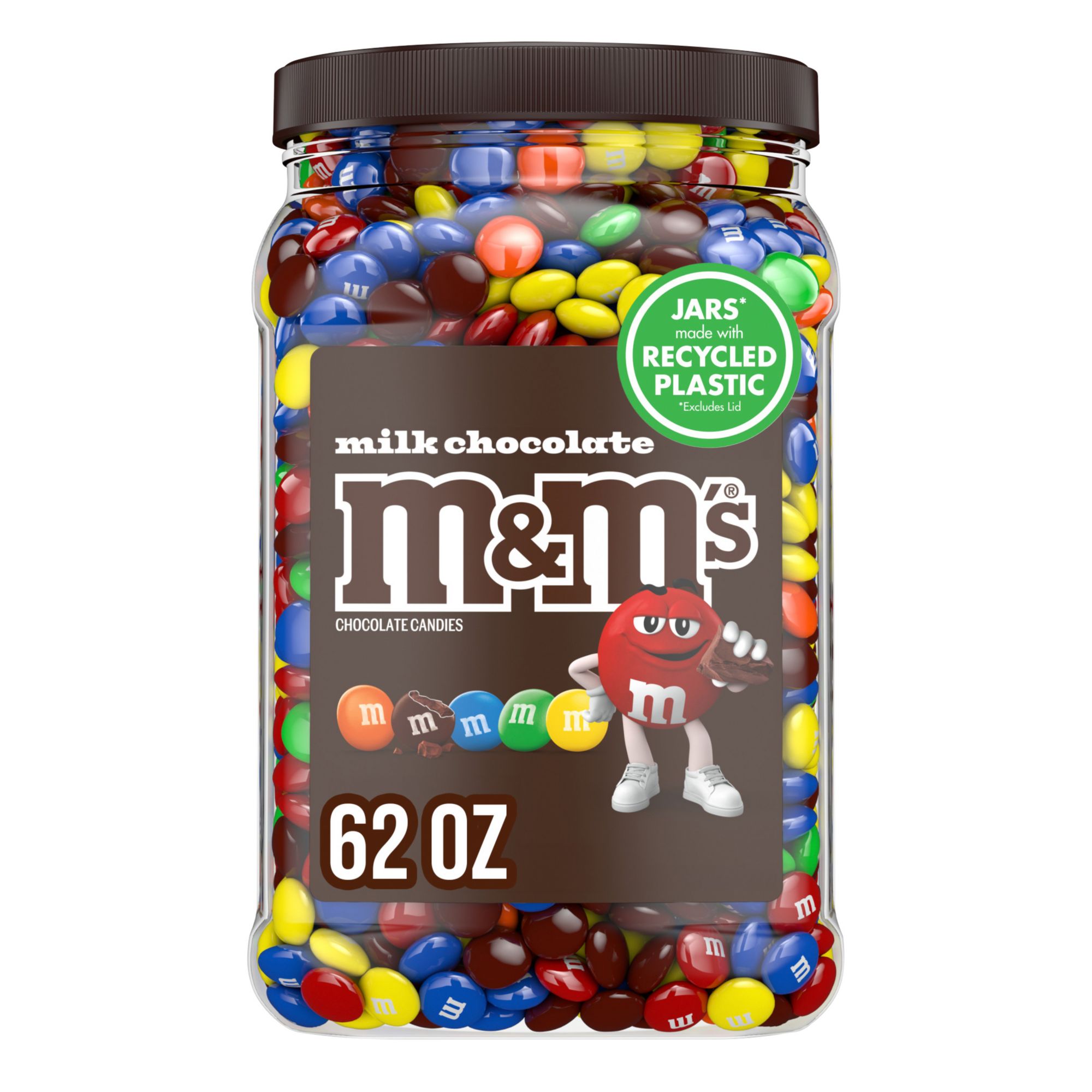  M&M's Peanut Candy 62 Oz Pantry Size Resealable Bag : Grocery &  Gourmet Food