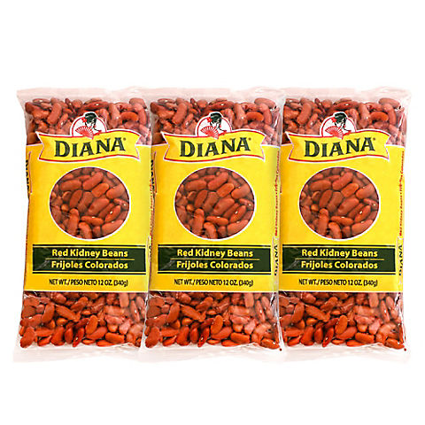 Diana Dry Red Kidney Beans, 6 Bags/12 oz.