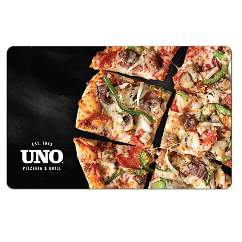 $25 UNO Pizzeria and Grill Gift Card, 2 pk.