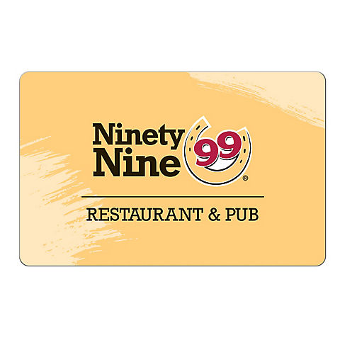 $50 Ninety Nine Restaurant Gift Card