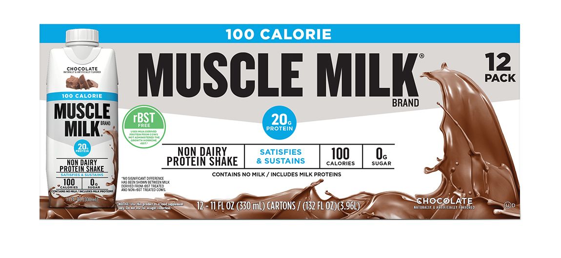 Muscle Milk 100 Calorie Non Dairy Chocolate Protein Shake Bjs Wholesale Club