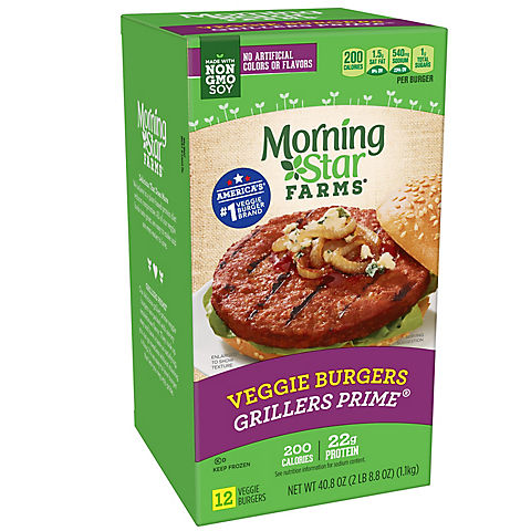 Morningstar Farms Grillers Prime Veggie Burgers, 12 ct.