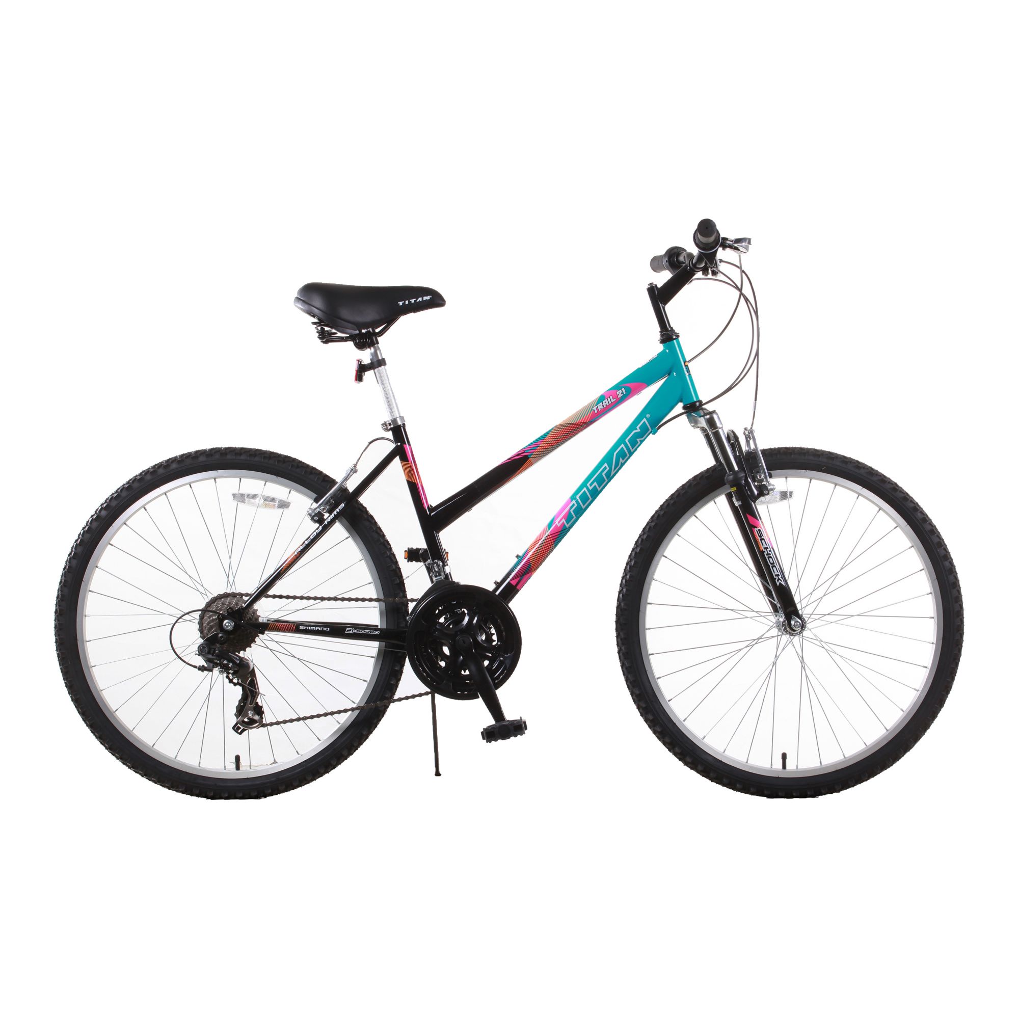 Titan women's hot sale mountain bike