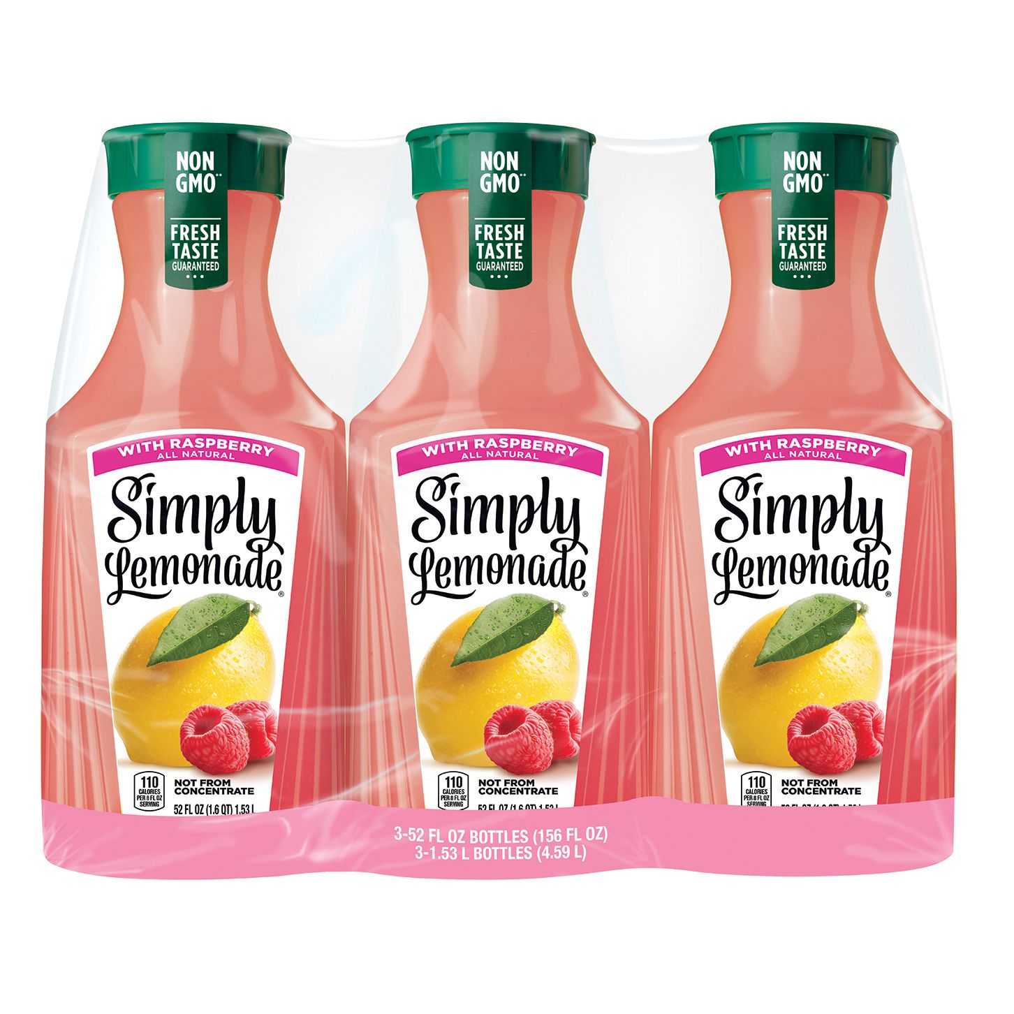 Simply Lemonade With Raspberry Refreshment Bottles 3 Pk Bjs