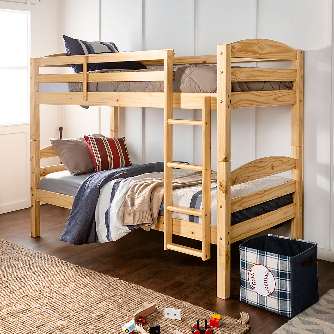 W Trends Twin Size Bunk Bed, Twin Size Bunk Beds