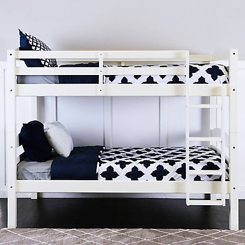 W. Trends Twin-Size Bunk Bed - White