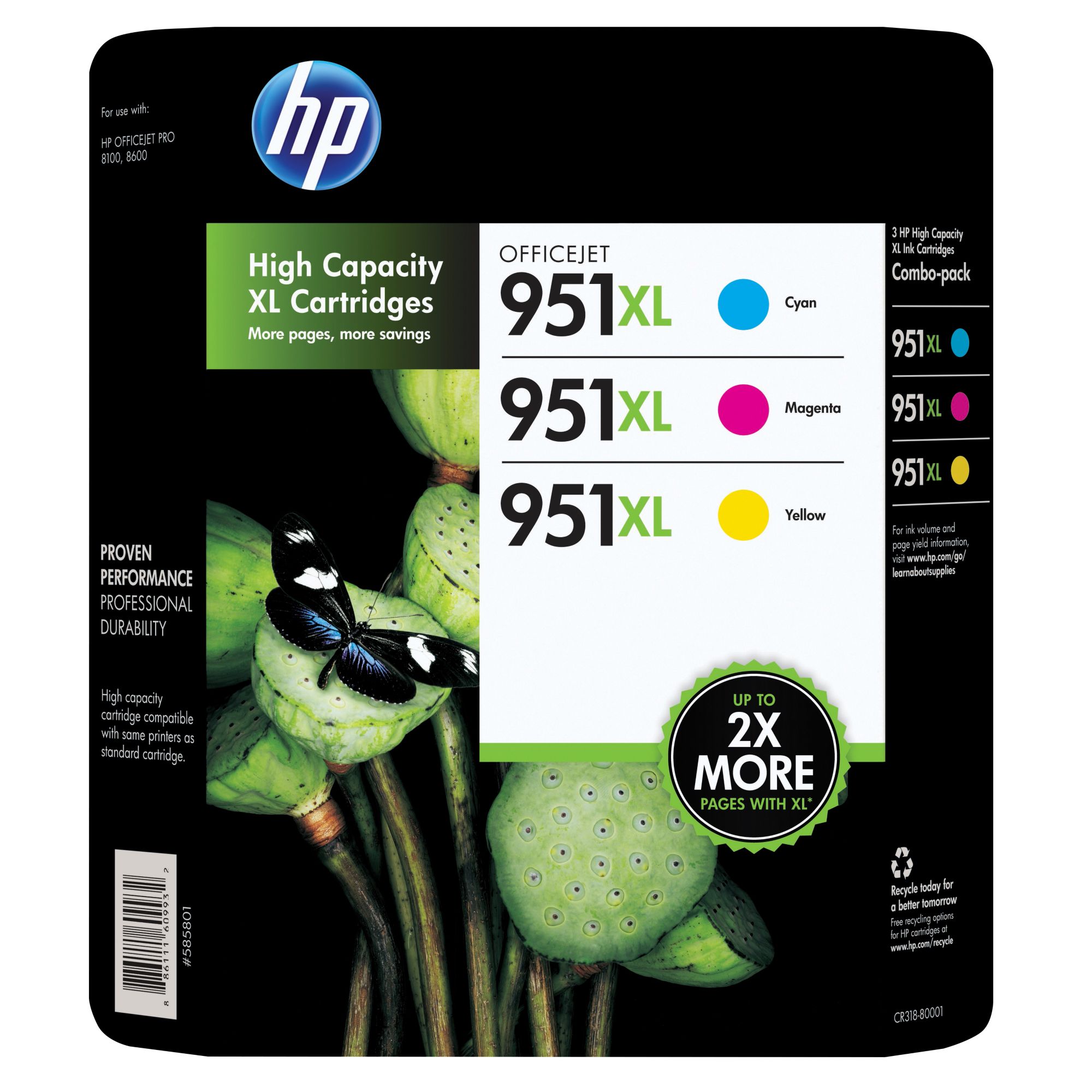 Three packs of HP Ink 950XL 951XL 951 New Unopened - computers