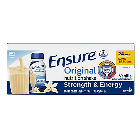 Ensure Original Vanilla Nutrition Shake, 24 pk./8 fl. oz.