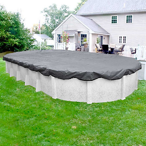 Robelle Ultra 18' x 33' Oval Aboveground Pool Winter Cover - Dove Gray