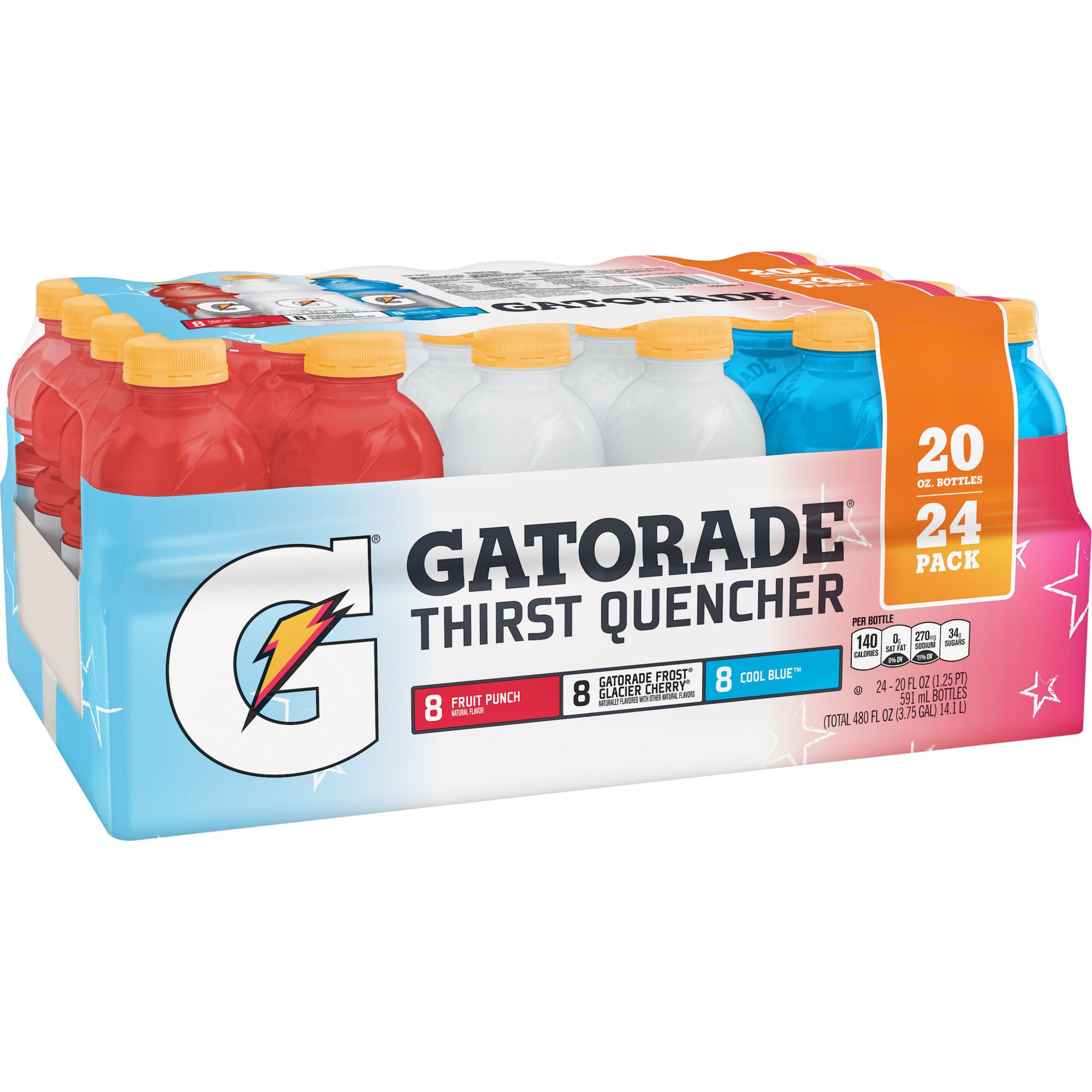 Gatorade Thirst Quencher Sports Drink, Fruit Punch, 12 fl oz, 12 Pack  Bottles