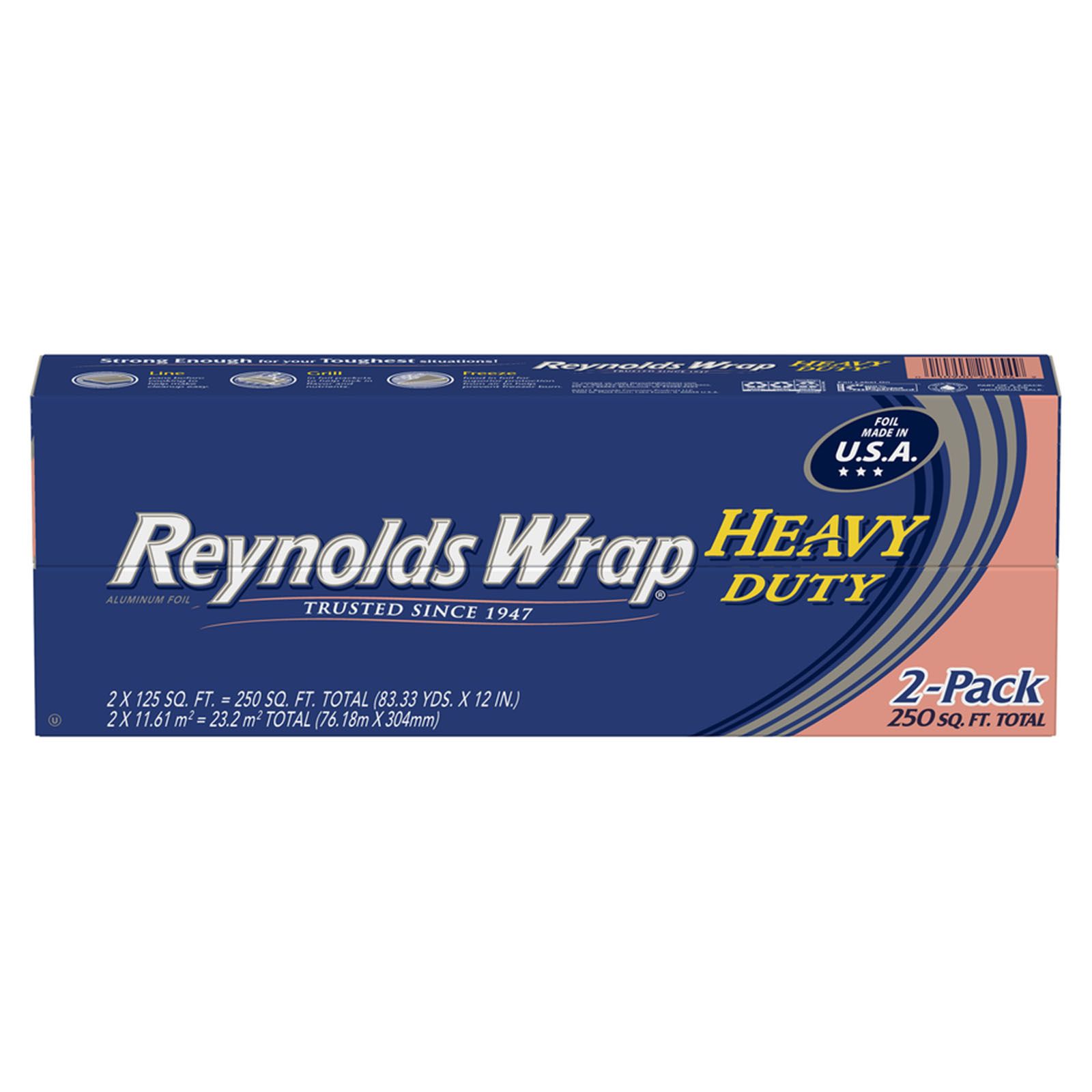 Reynolds Wrap Heavy Duty Aluminum Foil, 125 Square Feet 