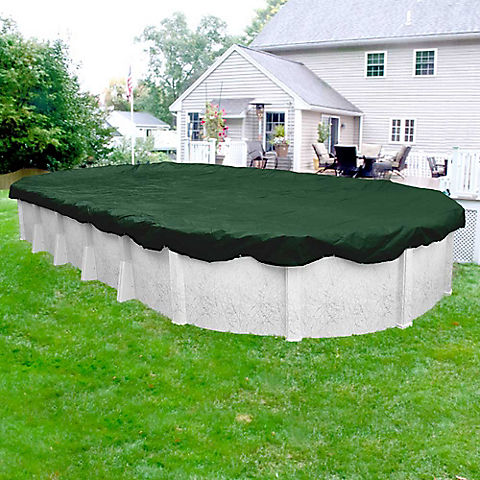 Robelle Dura-Guard 15' x 30' Oval Above Ground Pool Winter Cover - Green